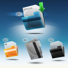 photoshop繪制質感網(wǎng)頁下載按鈕圖標